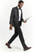 Big And Tall Tuxedo Paisley Tuxedo Sparkling Blazer - Black Floral Sport Coat