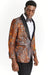 Big And Tall Tuxedo Paisley Tuxedo Sparkling Blazer - Yellow Floral Sport Coat