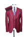 Big Lapel - Wide Lapel - Tom Ford Style Suit - Ticket Pocket - Burgundy
