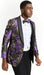 Big and Tall Dinner Jacket - Big Man Sport Jacket - Mens Blazer - Gold and Purple