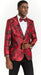 Big and Tall Dinner Jacket - Big Man Sport Jacket - Mens Blazer - Red