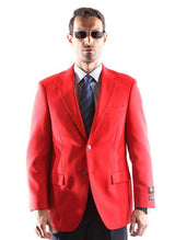 Big and Tall & Extra Long Sizes Men's Blazer With Brass Buttons