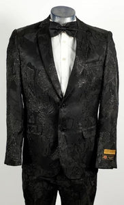 Big and Tall Mens Tuxedo Jacket - Big And Tall Formal Wear - Bowtie Included - For Big Guys