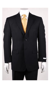 Big And Tall 2 Button Blazer Without Pleat Flat Front Pants Cheap Priced Sport Coats - Large Sport Jacket
