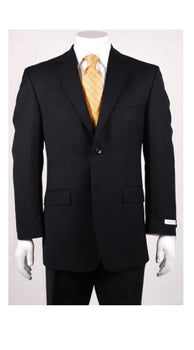 Big And Tall 2 Button Blazer Without Pleat Flat Front Pants Cheap Priced Sport Coats - Large Sport Jacket