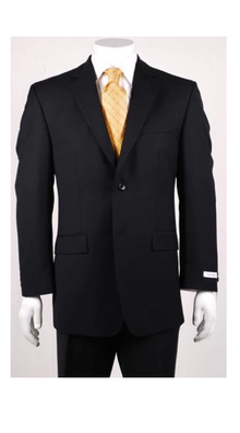 Big And Tall 2 Button Blazer Without Pleat Flat Front Pants Cheap Priced Sport Coats - Large Sport Jacket