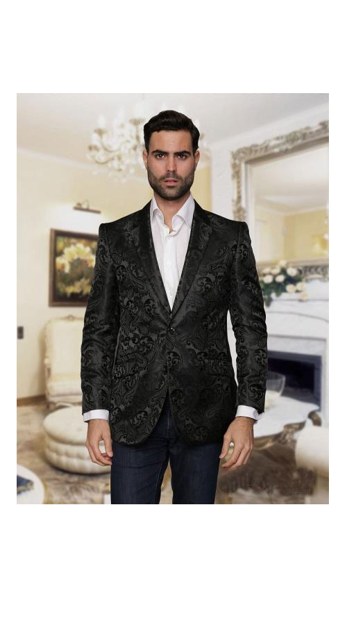 Big And Tall Tuxedo Mens Black Blazer On Sale Violet Blazer Sport Coat Jacket