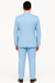 Big Lapel - Wide Lapel - Tom Ford Style Suit - Ticket Pocket - Sky Blue