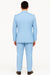 Big Lapel - Wide Lapel - Tom Ford Style Suit - Ticket Pocket - Sky Blue