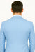 Big Lapel - Wide Lapel - Tom Ford Style Suit - Ticket Pocket - Sky Blue