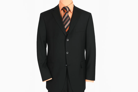 Cheap Plus Size Suits For Men - Big and Tall Suit For Big Guys Black