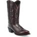Laredo Birchwood Black Cherry Leather Round Toe Boots for Men