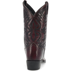 Laredo Birchwood Black Cherry Leather Round Toe Boots for Men