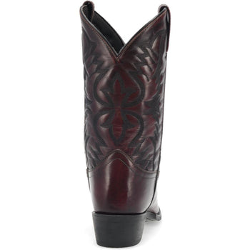 Laredo Birchwood Black Cherry Leather Round Toe Boots for Men - Image 4