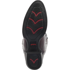 Laredo Birchwood Black Cherry Leather Round Toe Boots for Men