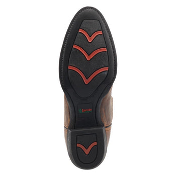 Laredo Birchwood Tan Leather Round Toe Boots for Men - Image 6