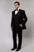Black 2 Button Closure  One Besom Pocket Tuxedo
