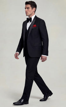 Classic Black Tuxedo – 3 Piece