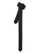 Modern Super Skinny Black Shiny Fashionable Slim Tie-Men's Neck Ties - Mens Dress Tie - Trendy Mens Ties
