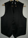 Black Color Fully Lined Waist Length Luxury Vest Waist coat - Men's Neck Ties - Mens Dress Tie - Trendy Mens Ties