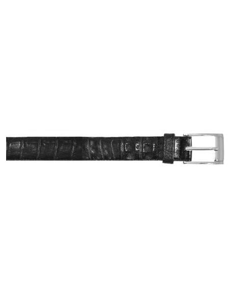 Cinto Vaquero Negro Black All-Over Genuine Crocodile ~ World Best Alligator ~ Gator Skin Cinturon De Cocodrilo