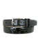 Mezlan Belts Men's Black All-Over Genuine Cinturon De Cocodrilo
