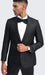 Black Floral Tuxedo Suits - Black Patterned Tuxedo Jacket