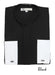 Fashion Hidden Buttons French Cuff Mandarin Collarless Dress Shirts Preacher Round Style Black Men's Dress Shirt