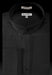 Solid Banded French Cuff Dress Mandarin Collarless Preacher Round Style Black Men's Dress Shirt