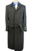 Men's Dress Coat Blu Martini Men's Aero Black Full Length Long Men's Dress Topcoat -  Winter coat