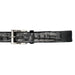 Black Genuine Hornback Belt