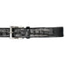 Black Genuine Hornback Belt