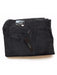 Bagazio Men's Mini Corduroy Black Single Pleated Wide Leg Pant