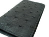 Men'S Genuine Exotic Animal Skin Ostrich Checkbook - Black