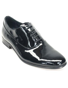 Men'S Black Genuine Patent Leather Oxford Tuxedo Formal Dress Men'S Tuxedo Shoe For Men Perfect For Wedding - Men'S Shiny Shoe