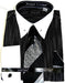 Black PinStripe Colorful Men'S Dress Shirt