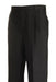 Black Pleated Separate Dress Pants unhemmed unfinished bottom