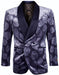 Blue Prom Suit - Blue Homecoming Outfits For Guys Black Satin Shawl Lapel Royal