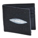 Men's Genuine Exotic Animal Skin Wallet ~ billetera ~ CARTERAS Genuine Stingray Single Stone Finish Card Holder Wallet (we can make custom make any other colors)