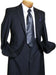 Men's Black 2 Button Italian Design Suit - 100% Percent Wool Fabric Suit - Worsted Wool Business Suit