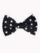 Men's Black and White Polyester Polka Dot Pattern Bowtie-Men's Neck Ties - Mens Dress Tie - Trendy Mens Ties