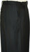 Mens Pleated Dress Pants Black Wide Leg Slacks Pleated Baggy Dress Trousers Unhemmed Unfinished Bottom