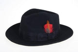 Mens Dress Hat Mens Dress Hat Wool Felt Fedora Black