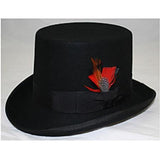 Men's Black Wool Felt Top Hat ~ Tuxedo Hat