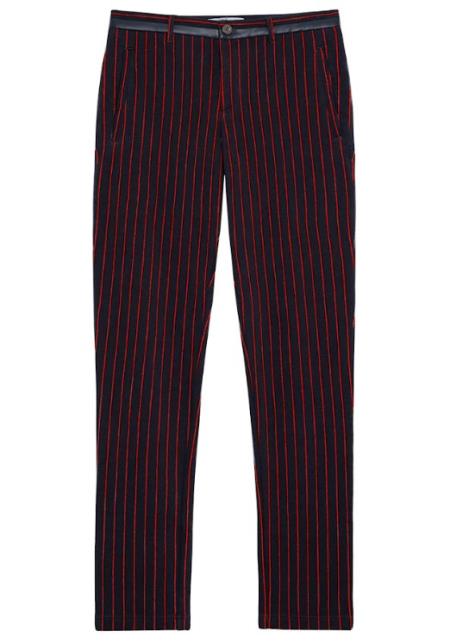 Black and Red Pinstripe Gangster Dress Pants - 1920s Mobster Slacks Black and Red / Dress size Pants : 50 Black and Red Pinstripe Gangster Dress Pants - 1920s Mobster Slacks Black and Red / Dress size Pants : 50