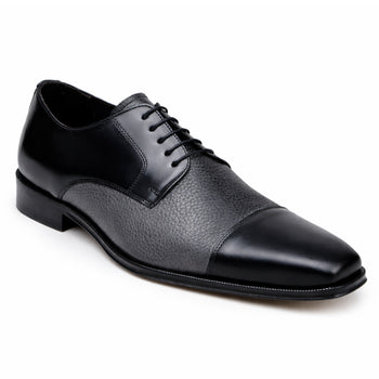 Belvedere Alexander Black/Grey Genuine Crocodile Oxford