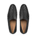 Genuine Ostrich Black Moccasin Slip-on Loafers For Men By Mezlan Made In Spain Brand