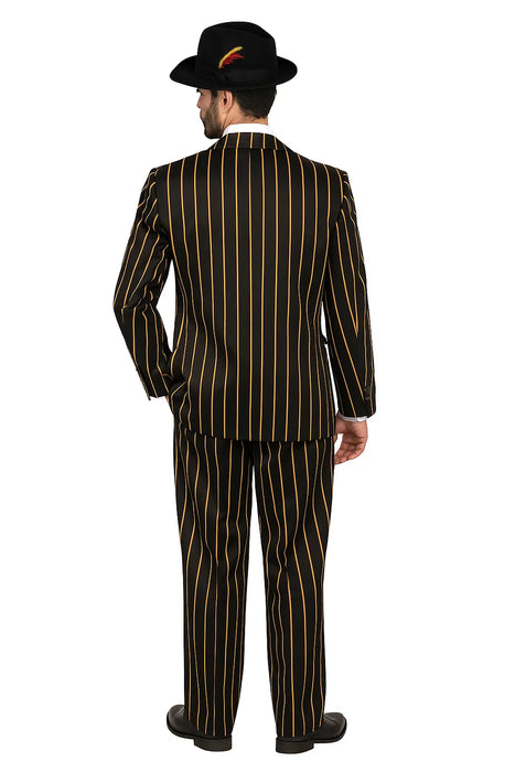 Black And Gold Zuit Suit For Men