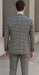 Black And White Checkered Suit - Gray Checkered Texture Houndstooth Suit Black and White - Black And White Checkered Suit
