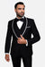 Black And White Trim Tuxedo Or Black And Black Trim Vested Suit - Weddings - Prom Tuxedo